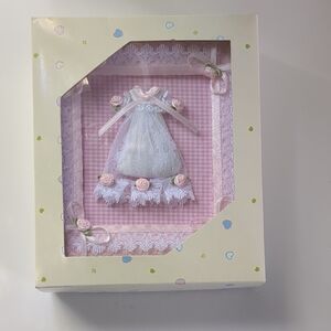 Pink and White Lace Doll Dress Set